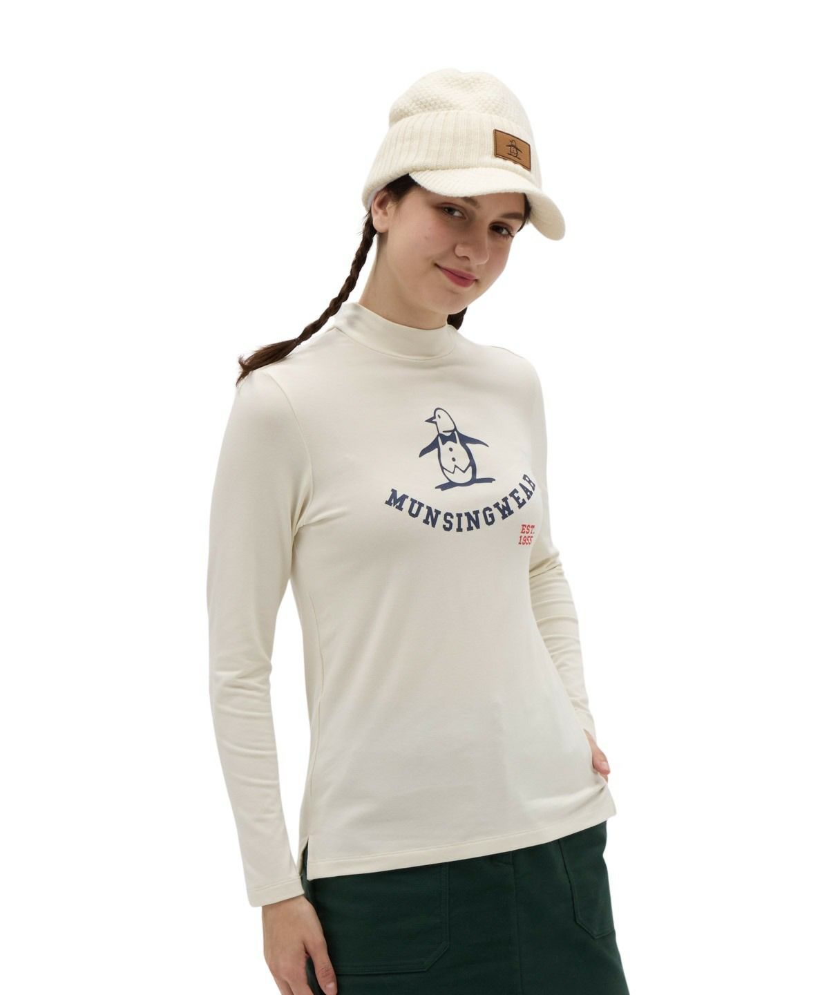 マンシングウエアのハイネックシャツ