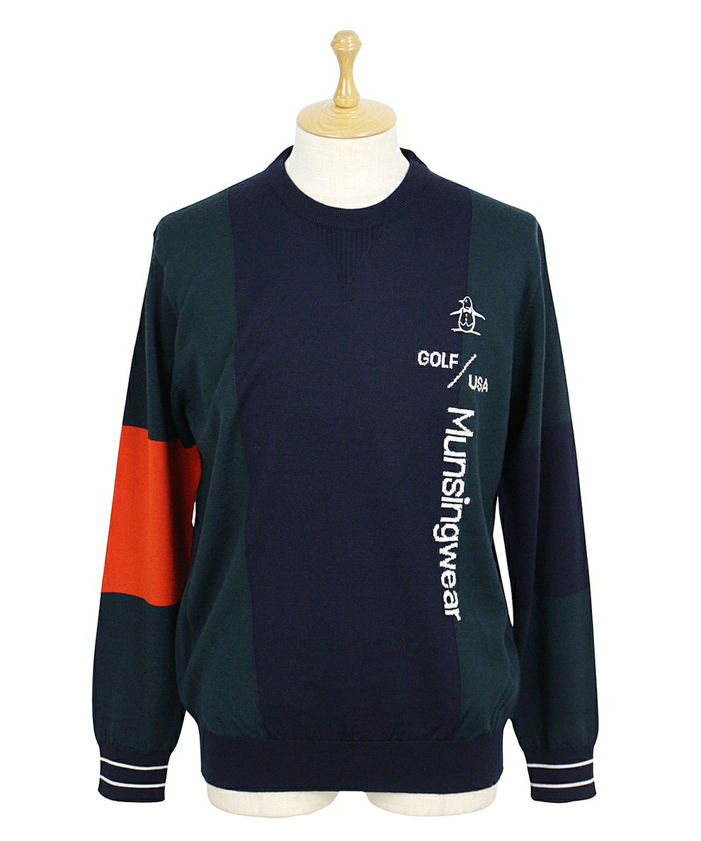 セーター メンズ マンシングウェア Munsingwear 2025 秋冬 新作 ゴルフ