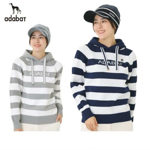 会員限定30％OFFセール】ニットパーカー レディース アダバット adabat