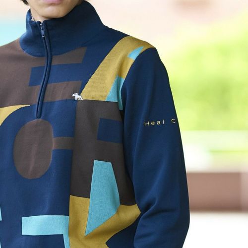 ☆最終価格☆ヒールクリーク メンズ ハーフジップセーター ゴルフウェア ☆最終価格☆ヒールクリーク メンズ ハーフジップセーター ゴルフ