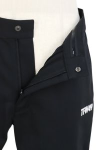美品　TFW49 ロングパンツ　Lサイズ　ブラック　裏地付き ロングパンツ メンズ ティーエフダブリュー フォーティーナイン TFW49