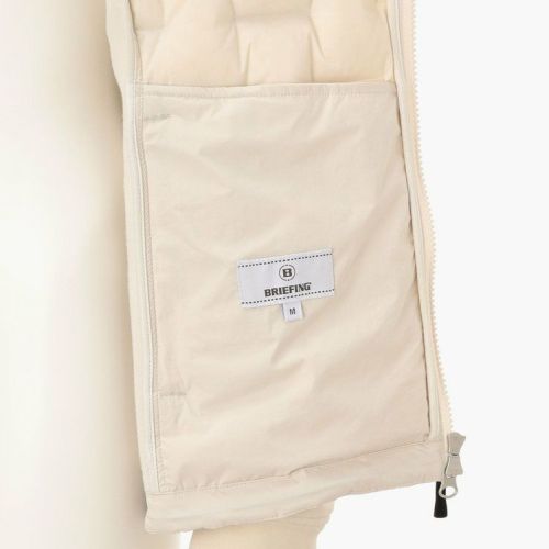 【今期新作・タグ付き】BRIEFING レディース ウィンドブルゾン ベージュM ブリーフィングゴルフ ウィンドブルゾン BRG233W19（ベージュ