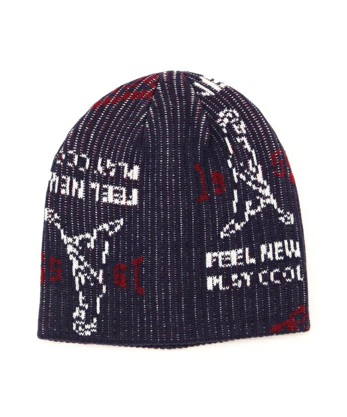 ピンのニット帽