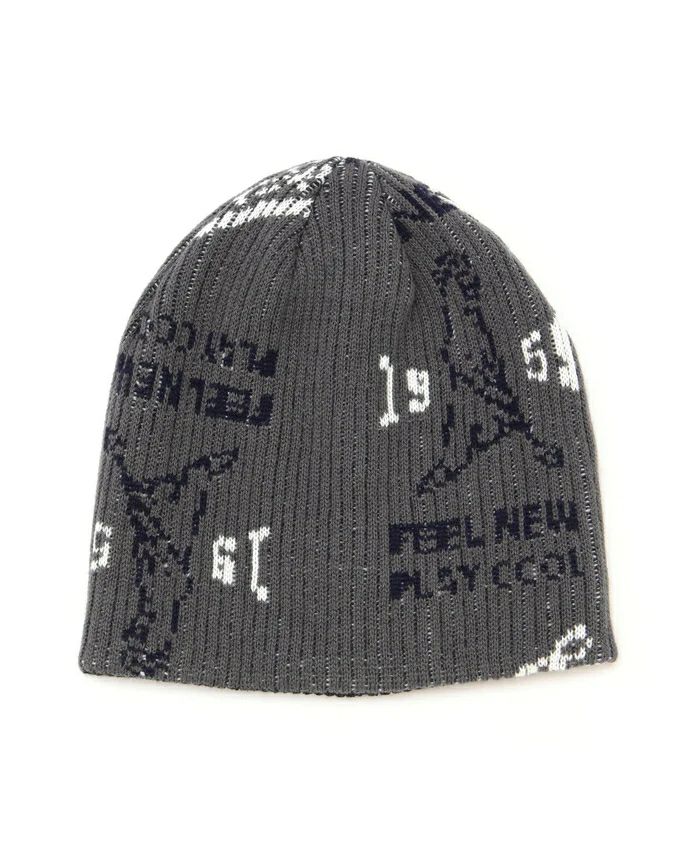 ピンのニット帽