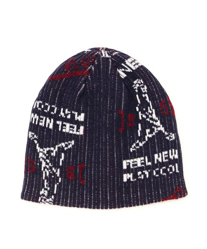 ピンのニット帽