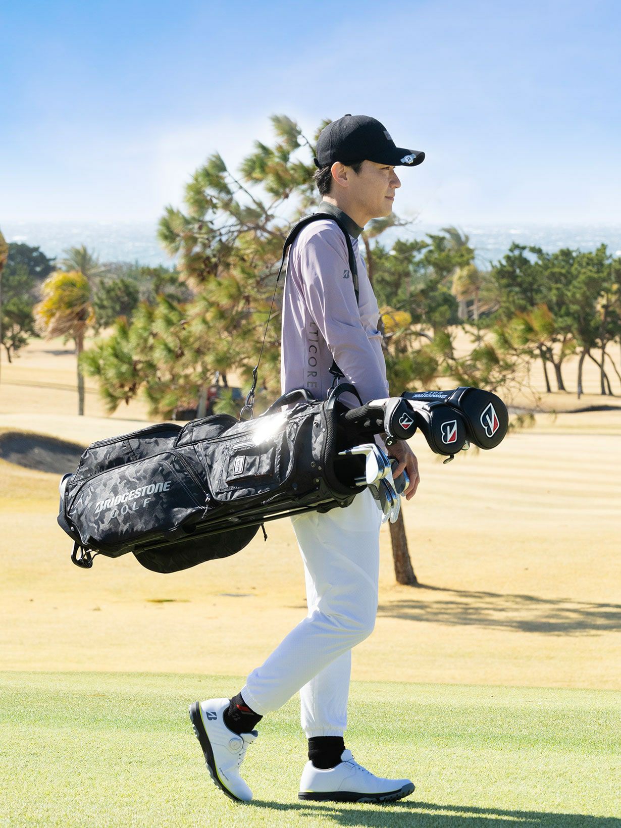 アルティコアブリヂストンゴルフのパンツ