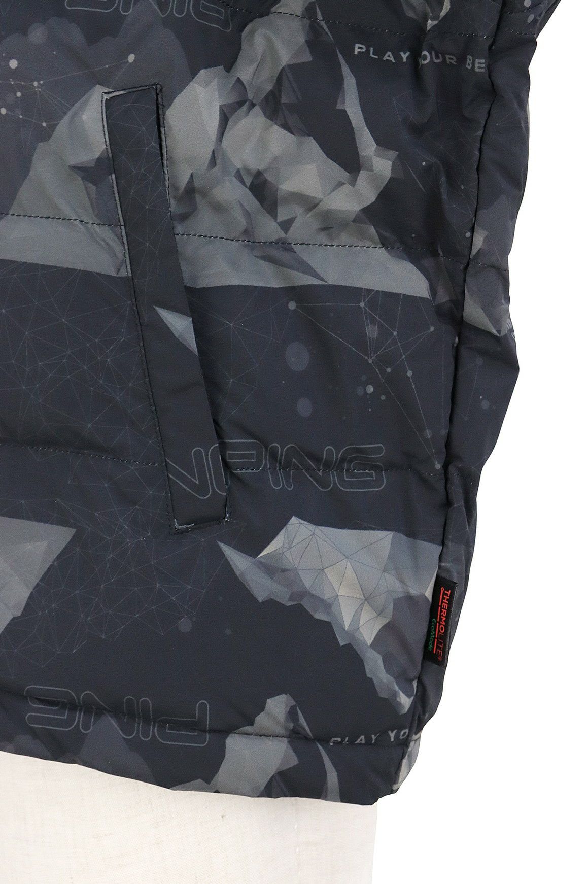 ピンのブルゾン