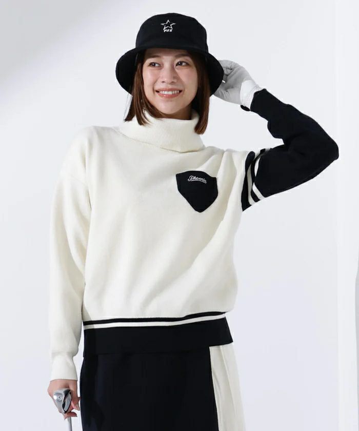 ピンのセーター