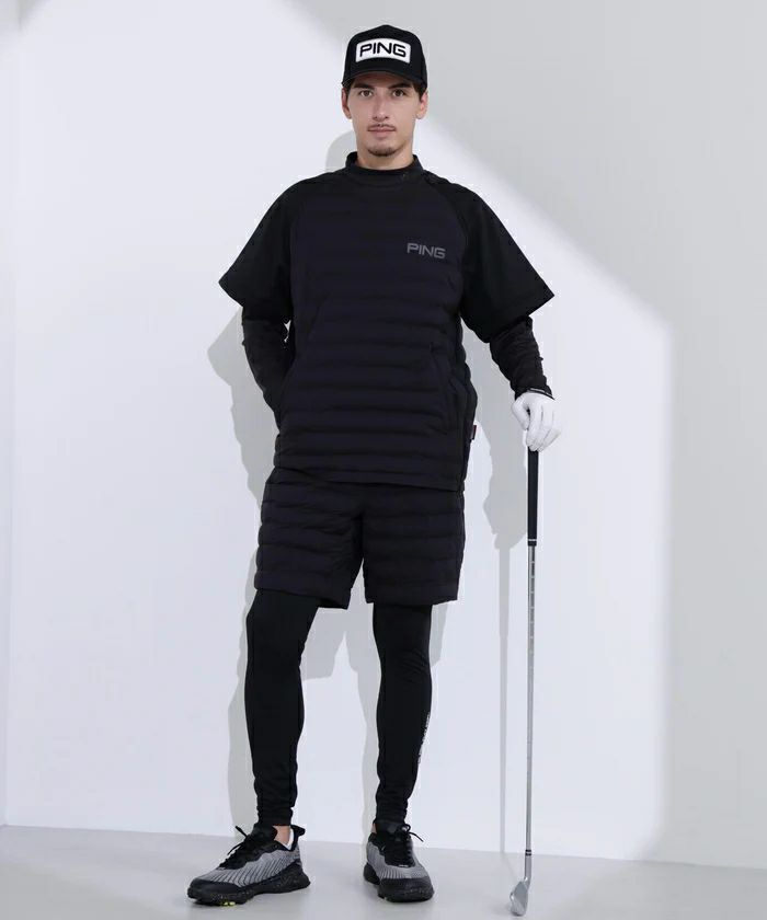 ピンのロングパンツ