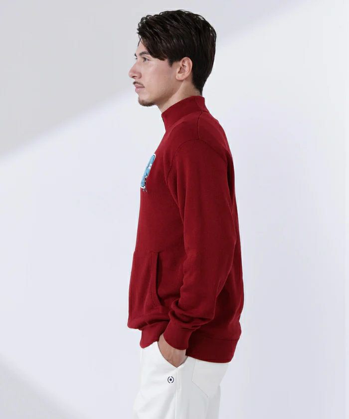 ピンのセーター