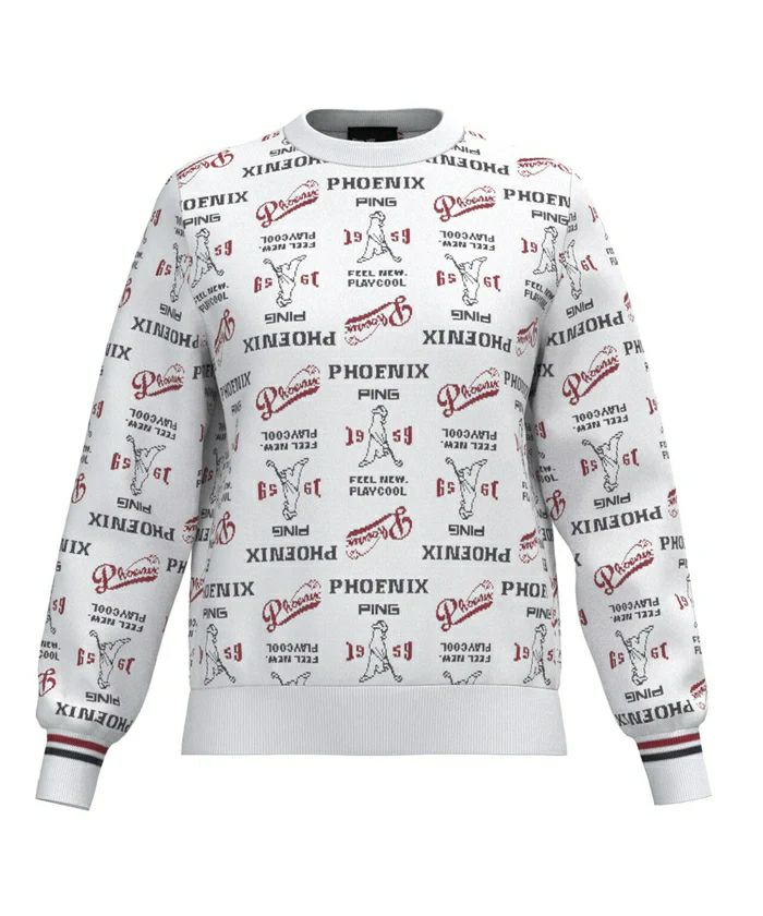 ピンのセーター