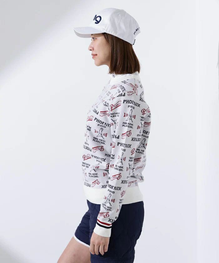 ピンのセーター