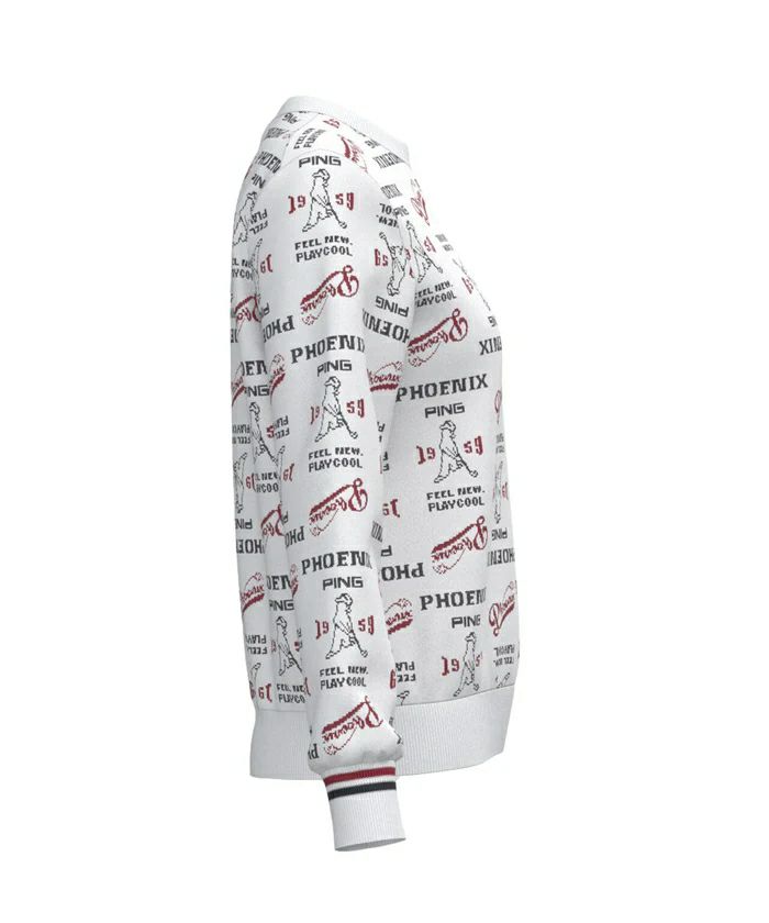 ピンのセーター