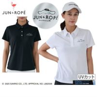 美品　jun&rope セットアップ価格　レディースゴルフウェア ポロシャツ レディース ジュン＆ロペ JUN＆ROPE 2025 秋冬 新作 ゴルフ