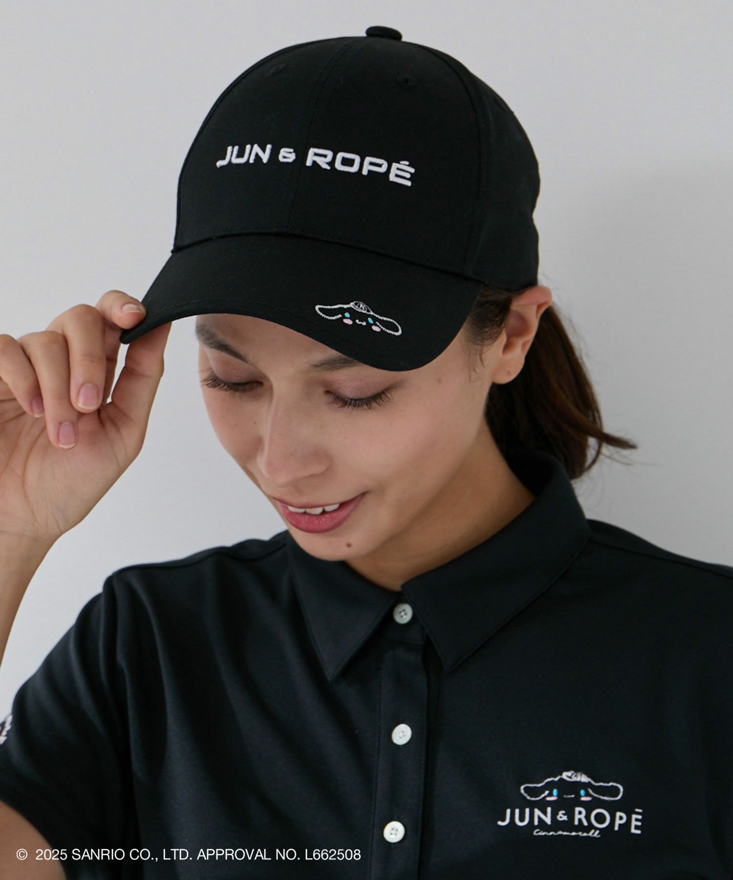 ジュンアンドロペのキャップ