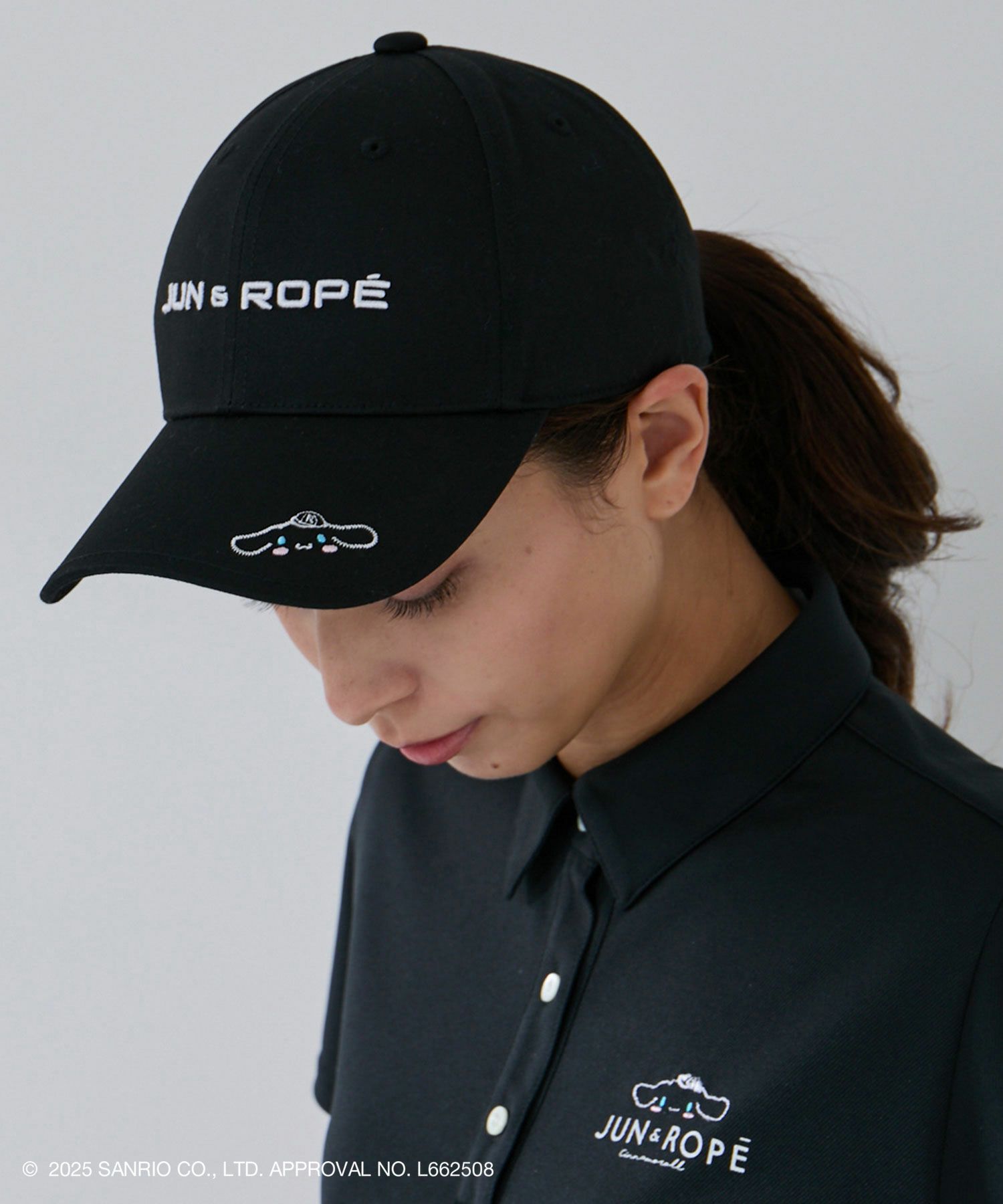 ジュンアンドロペのキャップ