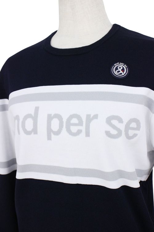 セーター レディース アンパスィ and per se 2025 秋冬 新作 ゴルフ