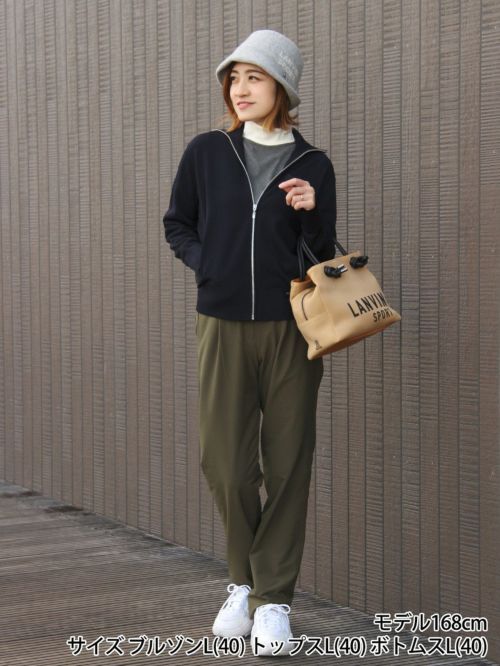 大感謝祭P10倍】ロングパンツ レディース ランバン スポール LANVIN