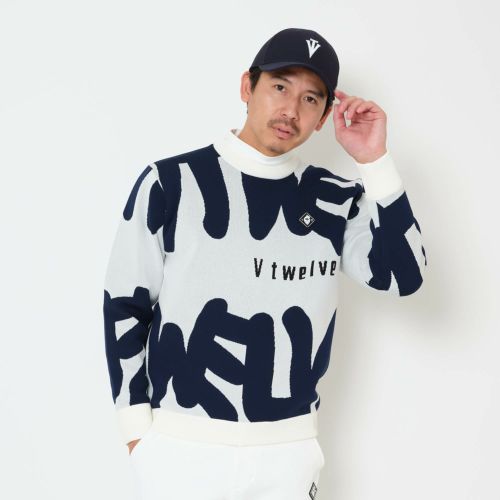 セーター メンズ V12 ゴルフ ヴィ・トゥエルブ 2025 秋冬 新作 ゴルフ