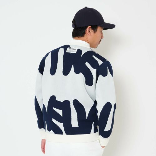 セーター メンズ V12 ゴルフ ヴィ・トゥエルブ 2025 秋冬 新作 ゴルフ