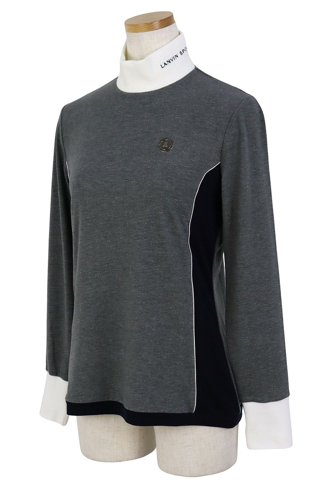 ランバンスポールのハイネックシャツ