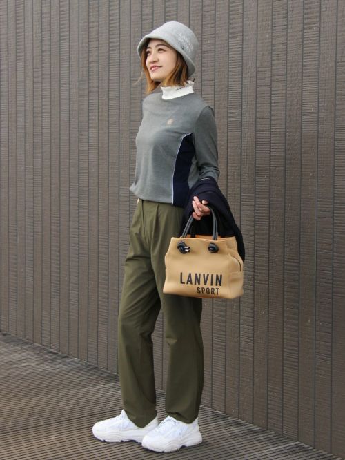 ランバンスポールのハイネック　レディース ハイネックシャツ レディース ランバン スポール LANVIN SPORT 日本