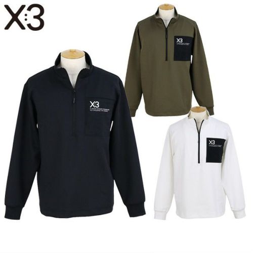 【送料無料】ポロシャツ メンズ キックスリー KI-XXX THREE 2025 秋冬 新作 ゴルフウェア 25awkm-21 ポロシャツ メンズ キックスリー KI-XXX THREE 2025 秋冬 新作 ゴルフ