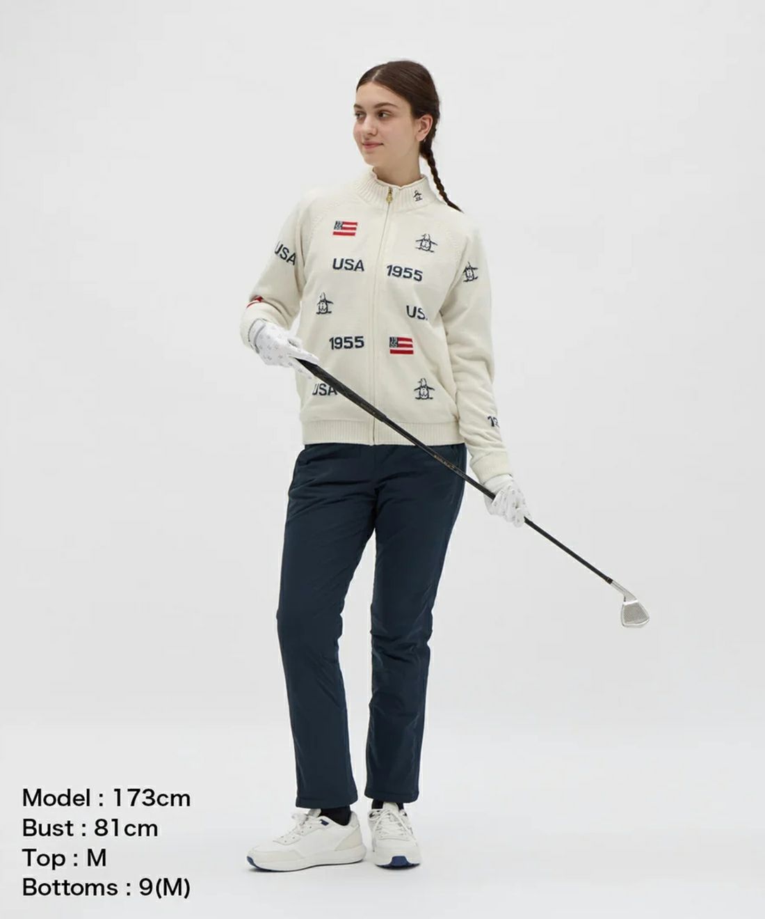 マンシングウェアのロングパンツ