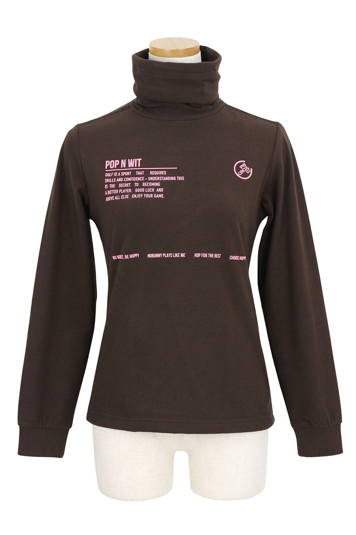 ピーダブリュサーキュラスのハイネックシャツ