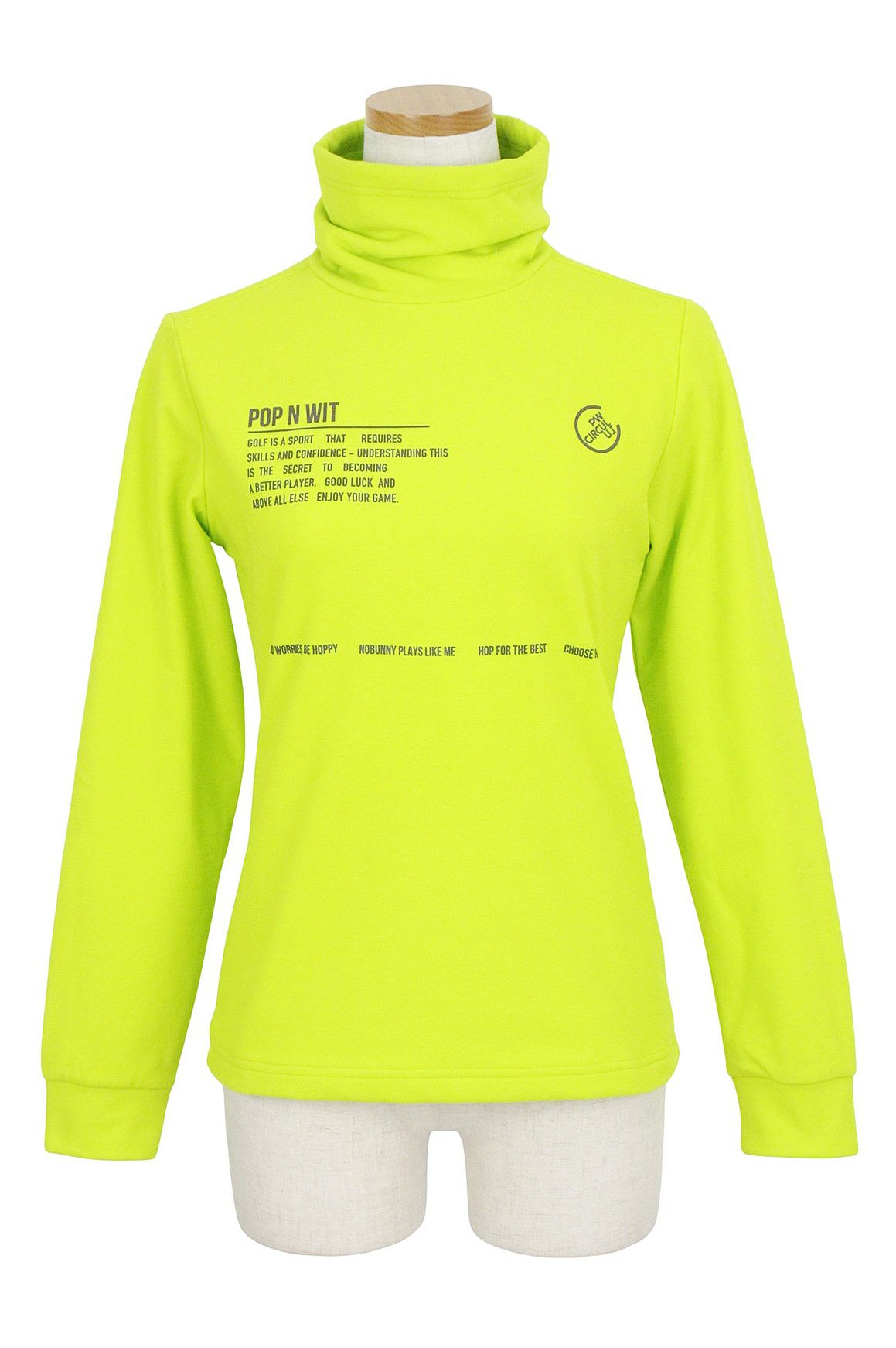 ピーダブリュサーキュラスのハイネックシャツ