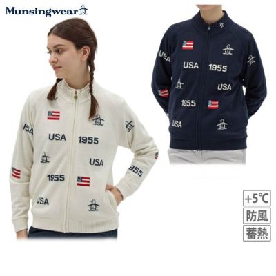 ニットブルゾン レディース マンシングウェア Munsingwear 2025 秋冬