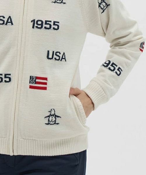 ニットブルゾン レディース マンシングウェア Munsingwear 2025 秋冬