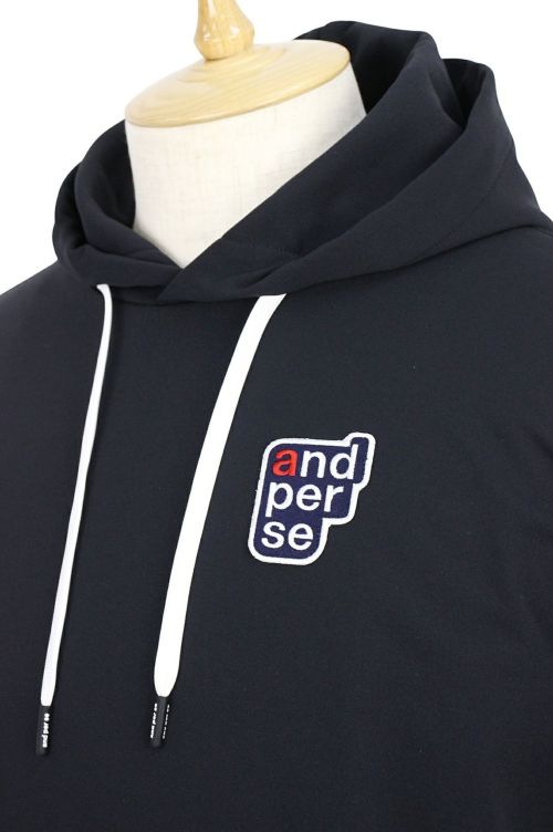 and per se ホワイト フルジップパーカー パーカー メンズ アンパスィ