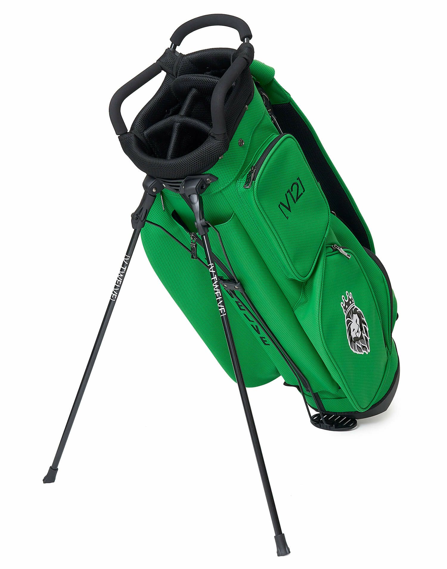 V twelve ブラックゴルフバッグ 極美品‼️ V12 TWELVE ゴルフバッグ 星