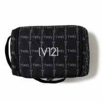 【在庫一掃セール】V12(ヴィトゥエルヴ)　シューズケース　ブラック 在庫一掃セール】V12(ヴィトゥエルヴ) シューズケース ブラック 在庫